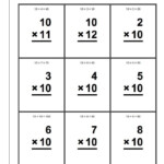 10 Times Table Worksheet For Children | K5 Worksheets | Kids intended for Printable Multiplication Flash Cards