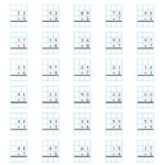 2-Digit1-Digit Multiplication With Grid Support (A) regarding Printable Multiplication Grid Method