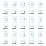 2 Digit1 Digit Multiplication Worksheets On Graph Paper In Printable Long Multiplication Worksheets