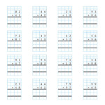 2 Digit1 Digit Multiplication Worksheets On Graph Paper regarding Printable Multiplication Grid Method