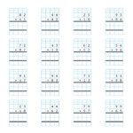 2 Digit1 Digit Multiplication Worksheets On Graph Paper Throughout Free Printable Lattice Multiplication Grids