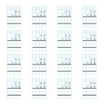 2 Digit1 Digit Multiplication Worksheets On Graph Paper throughout Free Printable Lattice Multiplication Grids