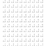 3 And 4 Times Tables Worksheet | Printable Worksheets And Throughout Multiplication Worksheets 8X