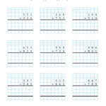 3-Digit3-Digit Multiplication With Grid Support (A) intended for Printable Multiplication Grid
