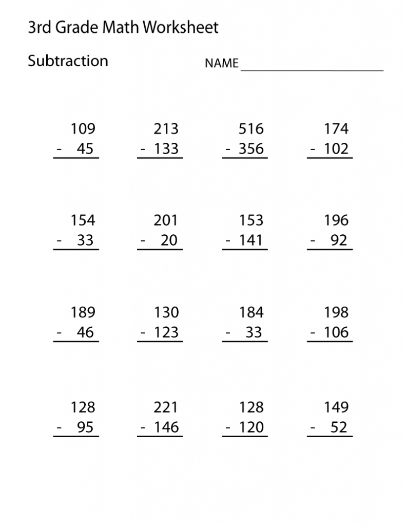 3Rd Grade Math Worksheets | 3Rd Grade Math Worksheets, Math for Multiplication Worksheets 7Th Grade