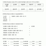 5Th Grade Math Worksheets Place Value To 1 Million 1 | Place intended for Multiplication Worksheets Entry Level 3