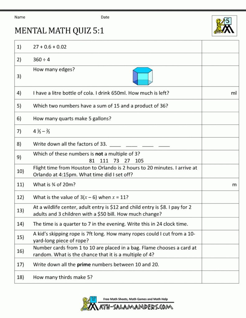 5Th Grade Math Worksheets Regarding Printable Grade 5 Multiplication Worksheets 5Th Grade Math Worksheets Regarding Printable Grade 5 Multiplication Worksheets