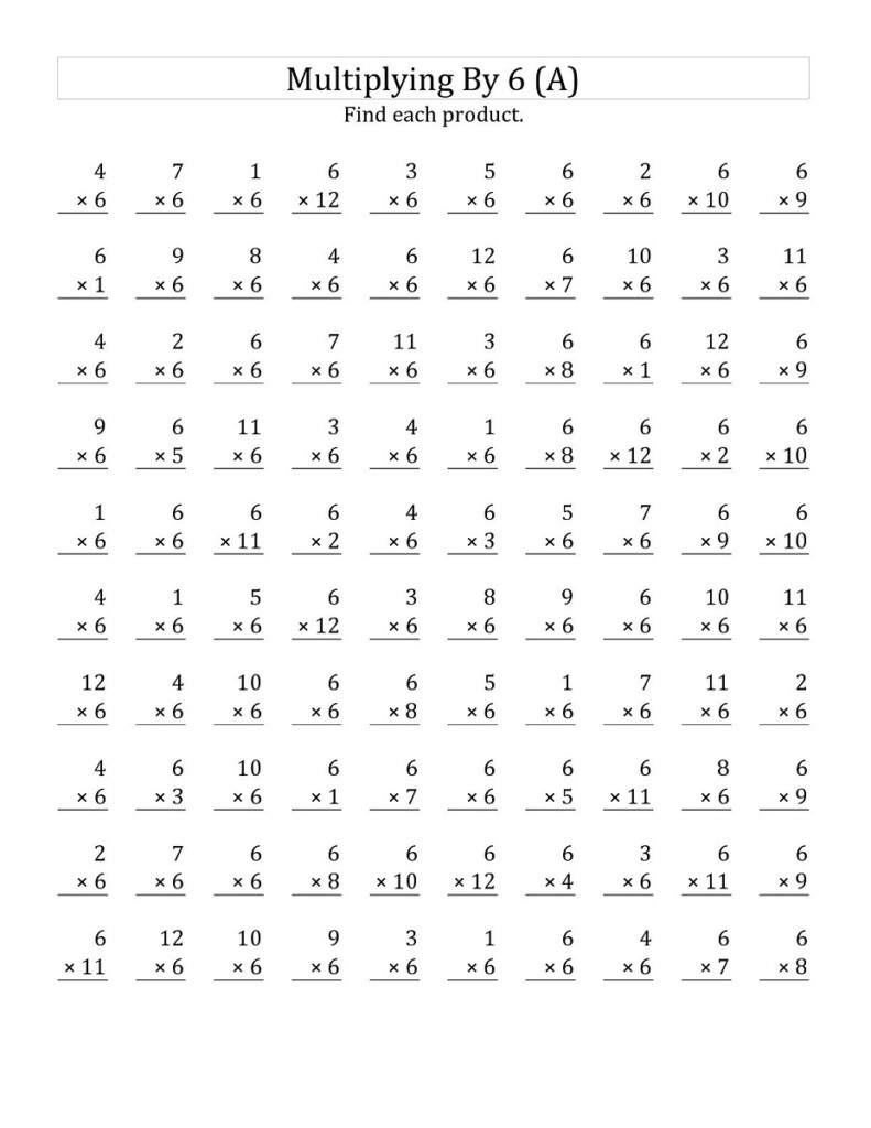 6 Times Table Worksheets To Learn Multiplication | Loving Within Printable Multiplication Worksheets 6 Times Tables 6 Times Table Worksheets To Learn Multiplication | Loving Within Printable Multiplication Worksheets 6 Times Tables