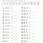 7 Grade Worksheets Free Printables | Chesterudell for Printable Multiplication Worksheets 7&amp;#039;s And 8&amp;#039;s