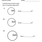 7Th Grade Area Of Circles Worksheets Printable Intended For Printable Multiplication Worksheets For 7Th Grade