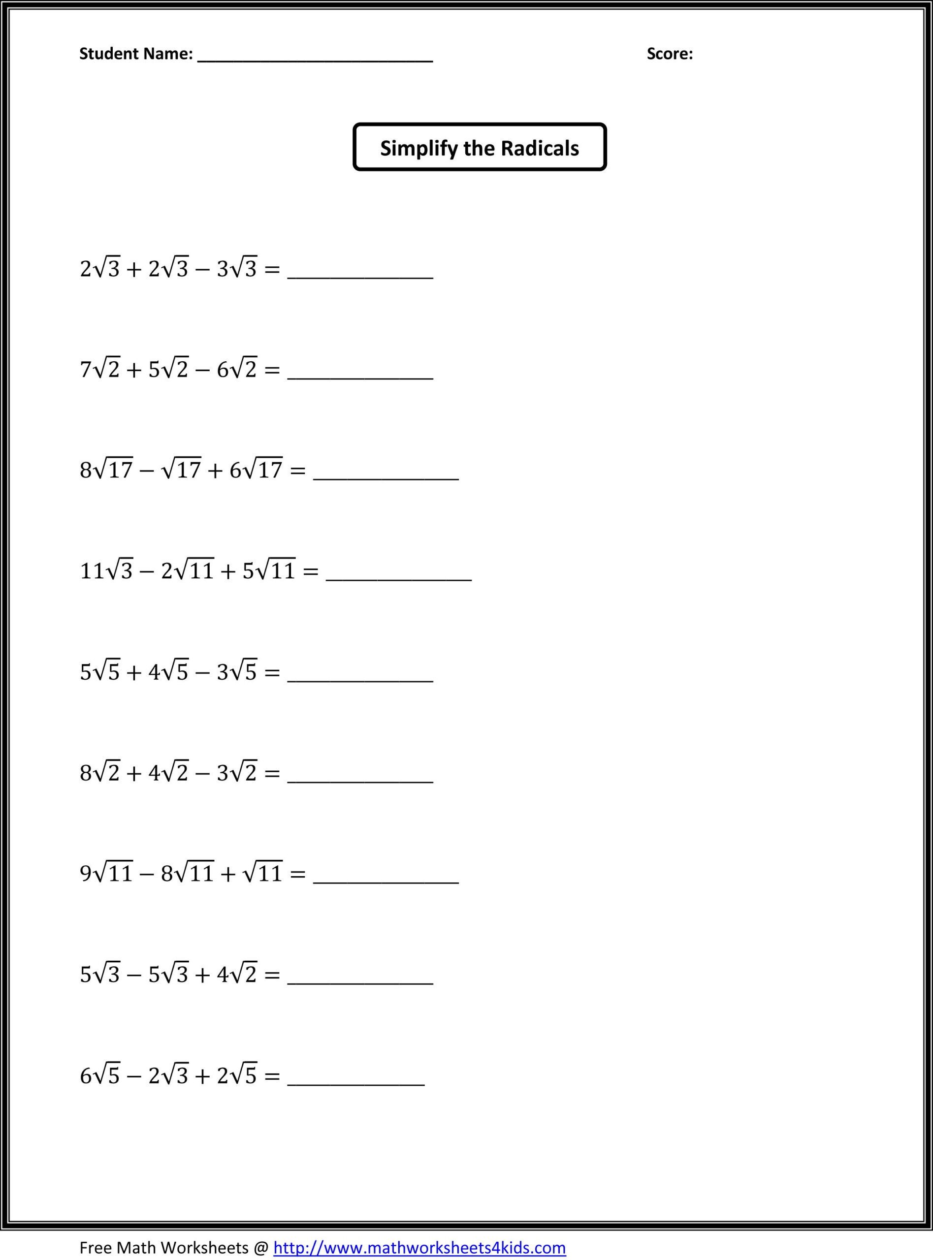 7Th Grade Math Worksheets Algebra - Zelay.wpart.co with Multiplication Worksheets 6 Grade