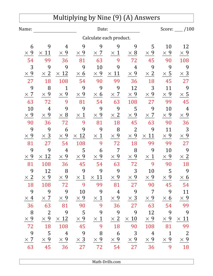 9 Multiplication – Zelay.wpart.co throughout Multiplication Worksheets 6 Through 12 9 Multiplication - Zelay.wpart.co throughout Multiplication Worksheets 6 Through 12