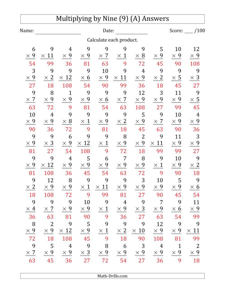 9 Multiplication Zelay.wpart.co Within 9 Multiplication Worksheets 9 Multiplication Zelay.wpart.co Within 9 Multiplication Worksheets
