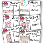 Arrays Jigsaw Puzzles | Multiplication Facts, Teaching with regard to Multiplication Jigsaw Printable