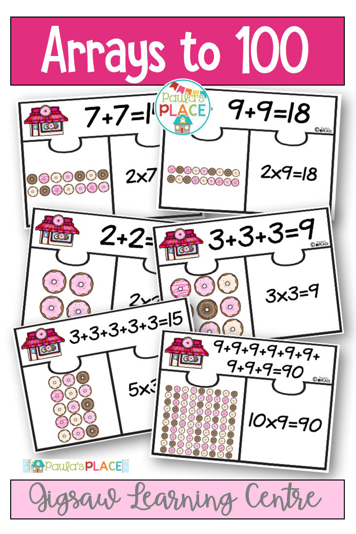 Arrays Jigsaw Puzzles | Multiplication Facts, Teaching with regard to Multiplication Jigsaw Printable