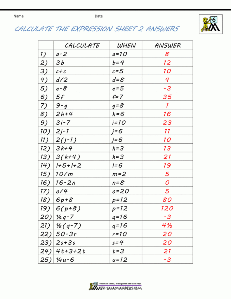 Basic Algebra Worksheets Regarding Multiplication Worksheets 7Th Grade Pdf