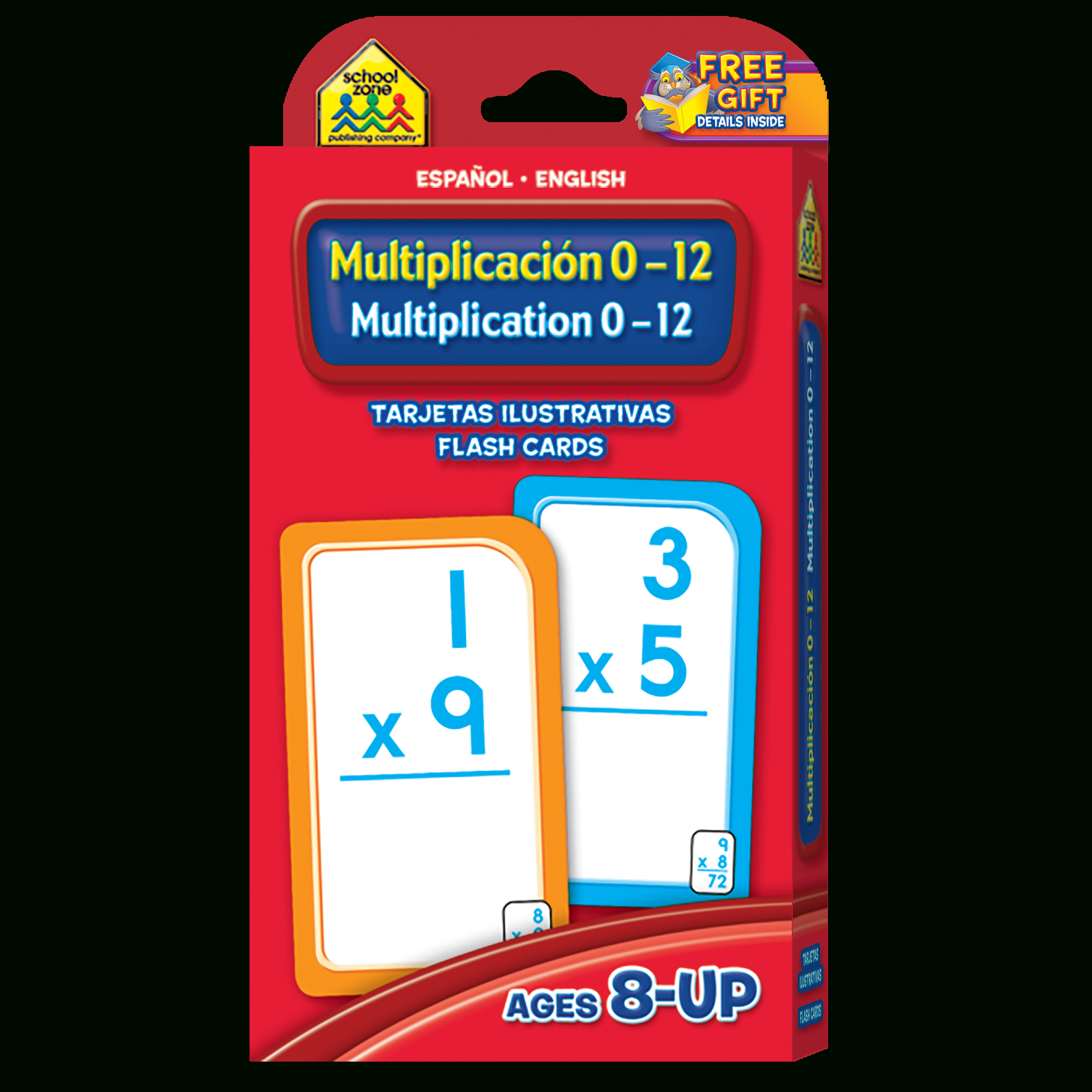Bilingual Multiplication 0-12 Flash Cards (Multiplicacion 0-12 Tarjetas Ilustrativas) in Printable Multiplication Cards 0-12 Bilingual Multiplication 0-12 Flash Cards (Multiplicacion 0-12 Tarjetas Ilustrativas) in Printable Multiplication Cards 0-12