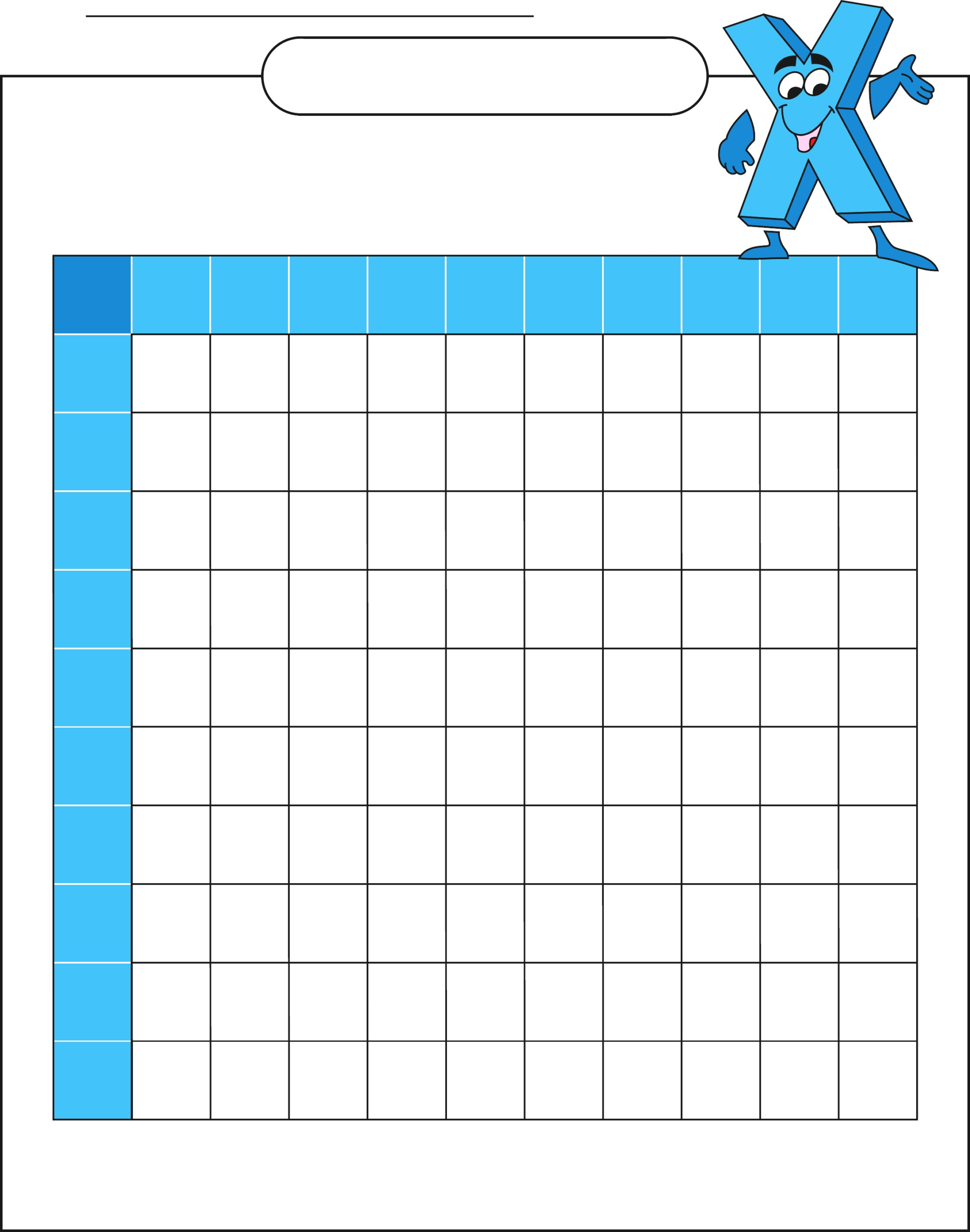 printable blank multiplication table 0 12 printablemultiplicationcom