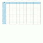 Blank Multiplication Chart Up To 10X10 Throughout Printable Multiplication Blank Chart