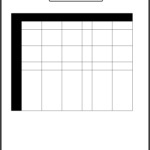 Blank Multiplication Chart With Answers Free Download with Free Printable Empty Multiplication Chart