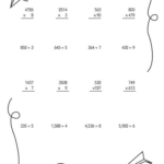 Brush Up On Your Multiplication And Division Skills pertaining to Worksheets In Multiplication And Division