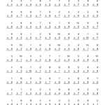 By 7 Multiplication Worksheet | Printable Worksheets And in Multiplication Worksheets X6