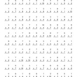 By 7 Multiplication Worksheet | Printable Worksheets And inside Printable Multiplication Sheets 1-12