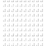By 7 Multiplication Worksheet | Printable Worksheets And pertaining to Multiplication Worksheets 6 7 8 9