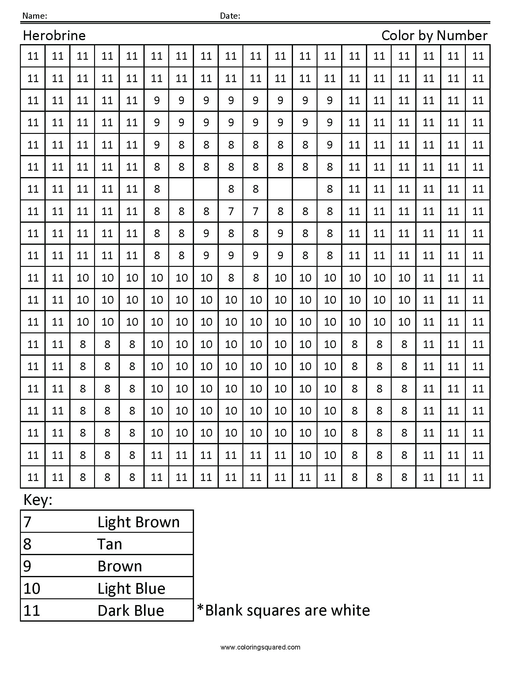 Multiplication Hidden Picture Worksheet Free