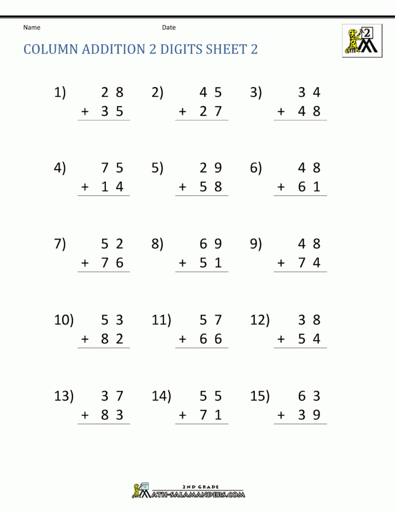 Coloring Book : Printable Math Sheets Grade Digit Addition For Printable Multiplication Worksheets Grade 2 Coloring Book : Printable Math Sheets Grade Digit Addition For Printable Multiplication Worksheets Grade 2