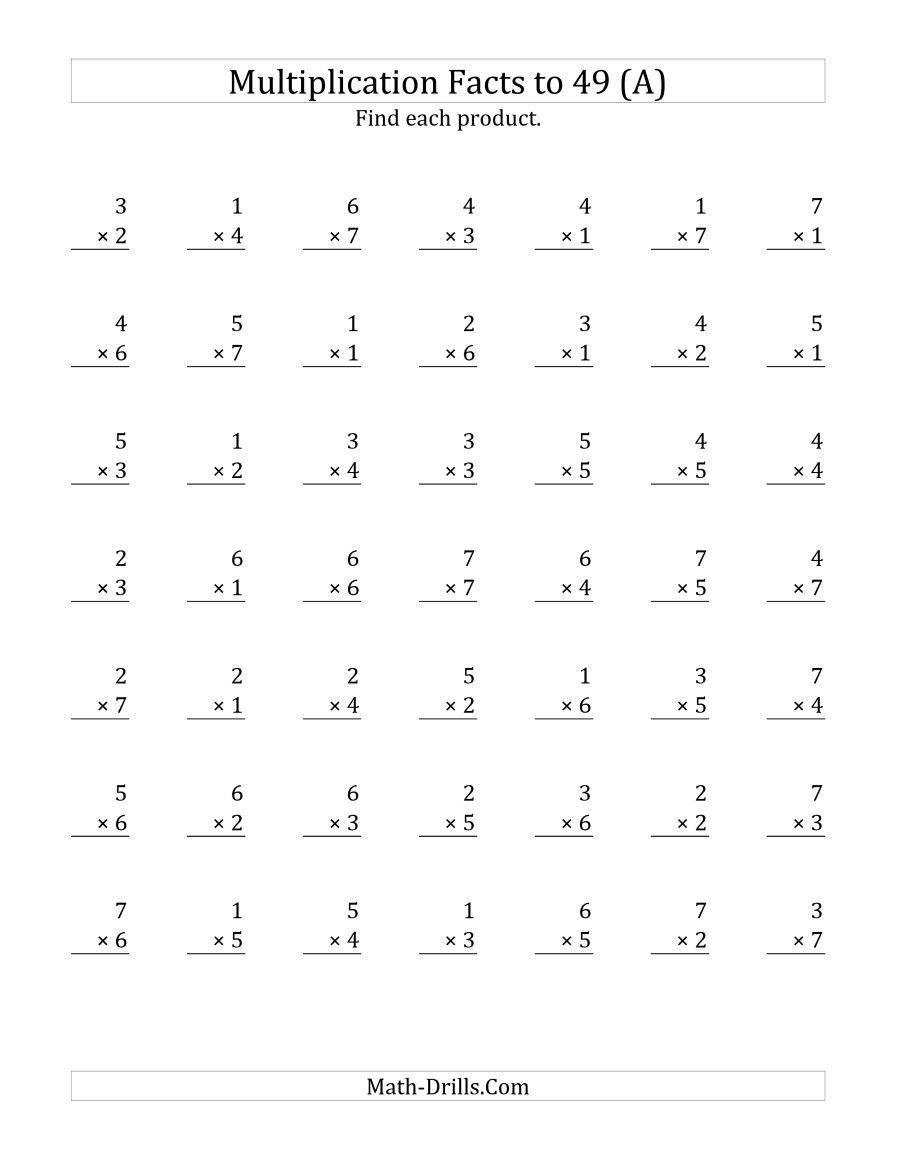 Coloring Book : The Multiplication Facts To No Zeros Math with Printable Multiplication Facts Test Coloring Book : The Multiplication Facts To No Zeros Math with Printable Multiplication Facts Test