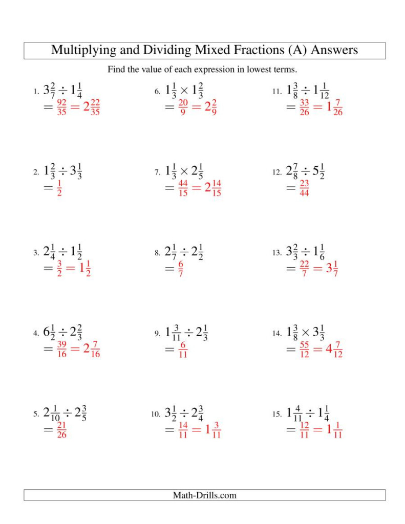 Division Of Fraction Worksheet Fearsome Dividing within Worksheets In Multiplication And Division
