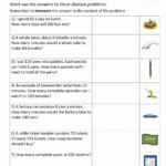 Division Worksheets Grade 4 with Worksheets On Multiplication And Division For Grade 4