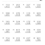 Download Our Free Printable 3 Digit Addition Worksheet Regarding Multiplication Worksheets No Carrying