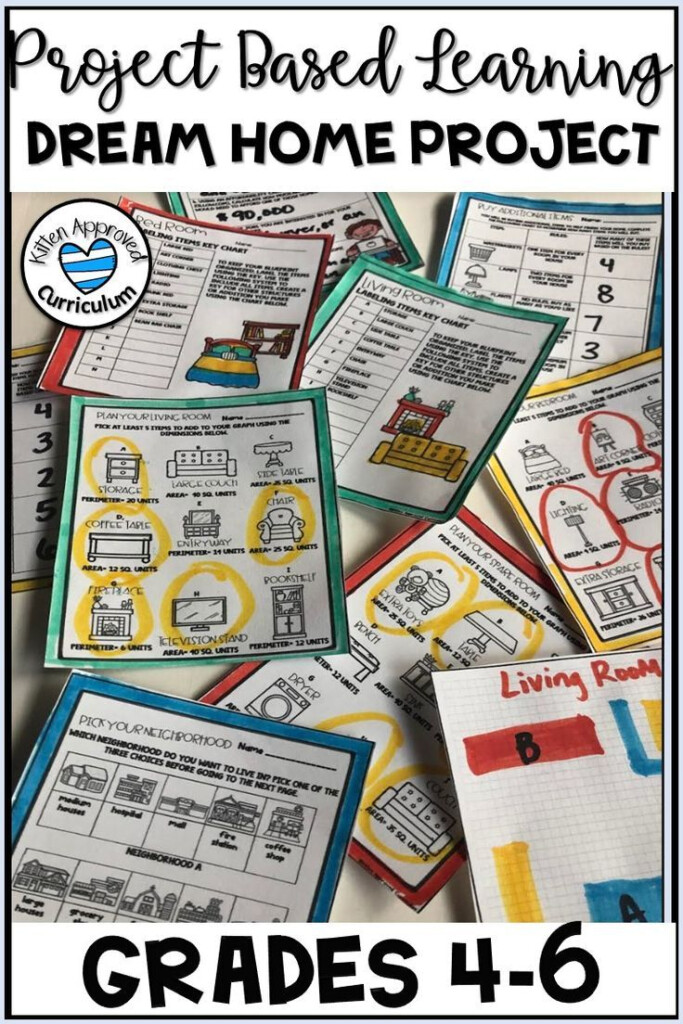 Dream House Math Project Project Based Learning Area And In Multiplication Houses Printable