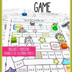 Easy To Use Free Multiplication Game Printables regarding Printable Multiplication Board Games