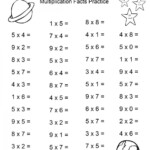 Excel, Multiplication Facts Worksheets Grade Multiplying Pertaining To Printable Multiplication Quizzes 0 12