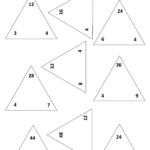 Fact Family Worksheets Printable | Triangle Worksheet, Fact throughout Printable Multiplication Triangles