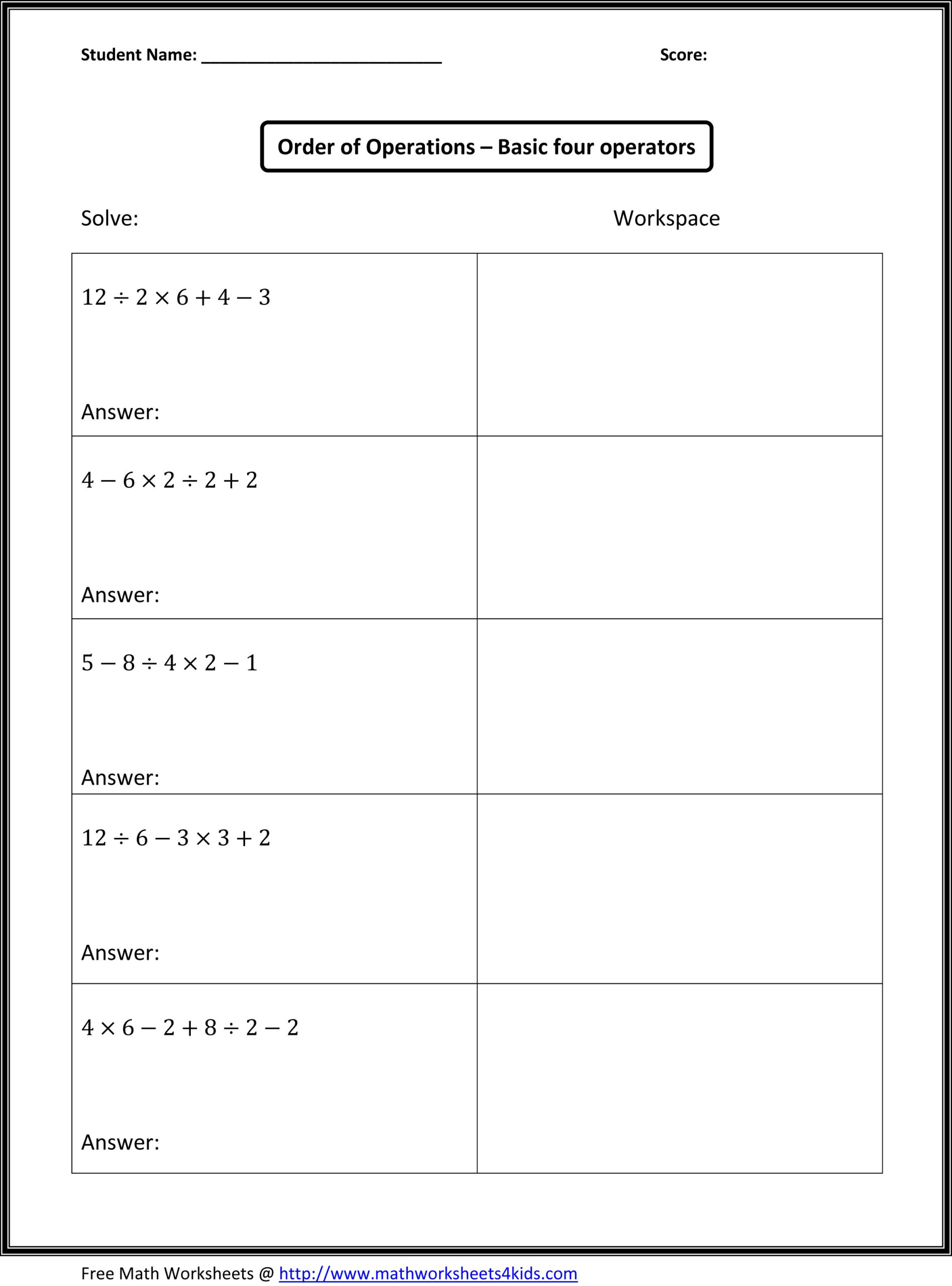 Fourth Grade Beginning Of The Year Math Ideas - Google Search pertaining to Multiplication Worksheets 7Th Grade Pdf