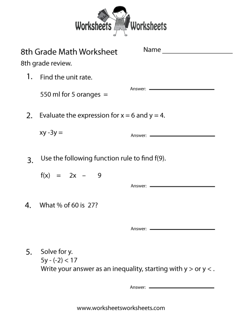 Free 8Th Grade Worksheets | Two Ways To Print This Free 8Th Regarding Printable Multiplication Worksheets 8Th Grade Free 8Th Grade Worksheets | Two Ways To Print This Free 8Th Regarding Printable Multiplication Worksheets 8Th Grade