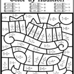 Free Colorcode – Math (Colornumber, Addition in Multiplication Worksheets Mystery Picture