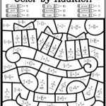 Free Colorcode – Math (Colornumber, Addition in Multiplication Worksheets Mystery Picture