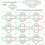 Free Math Puzzles 4Th Grade pertaining to Multiplication Jigsaw Printable