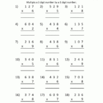 Free Math Sheets Multiplication 3 Digits1 Digit 3 | Math for Multiplication Quiz Printable 4Th Grade