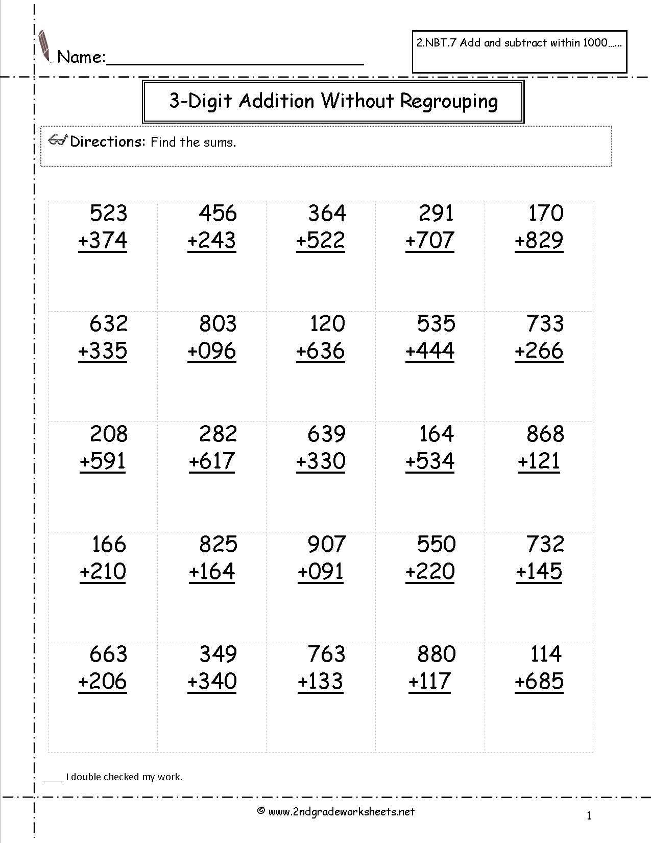 Free Math Worksheets And Printouts with Printable Multiplication Worksheets 2Nd Grade