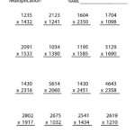 Free Math Worksheets For 5Th Grade | 5Th Grade Math pertaining to Worksheets On Multiplication For Grade 5