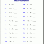 Free Math Worksheets inside Multiplication Worksheets 7Th Grade Pdf