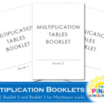 Free Multiplication Booklets | Multiplication, Montessori within Printable Multiplication Booklets