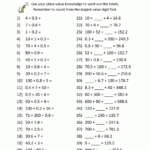 Free Online Math Worksheets Place Value Tenths 5 with Multiplication Worksheets Online