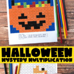 Free Printable Halloween Mystery Multiplication Worksheets In Free Printable Multiplication Hidden Pictures